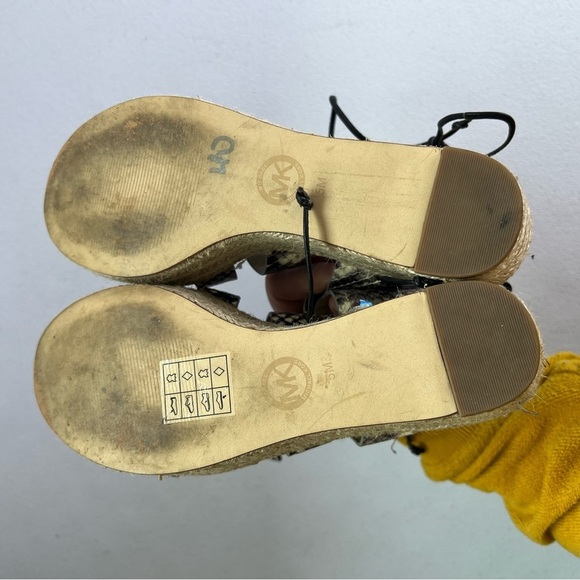 Micheal Michael Kors snake print espadrilles sandals size 5 - Picture 8 of 8